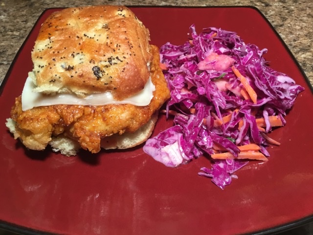 Tennessee Hot Fried Pork Chop Sandwich