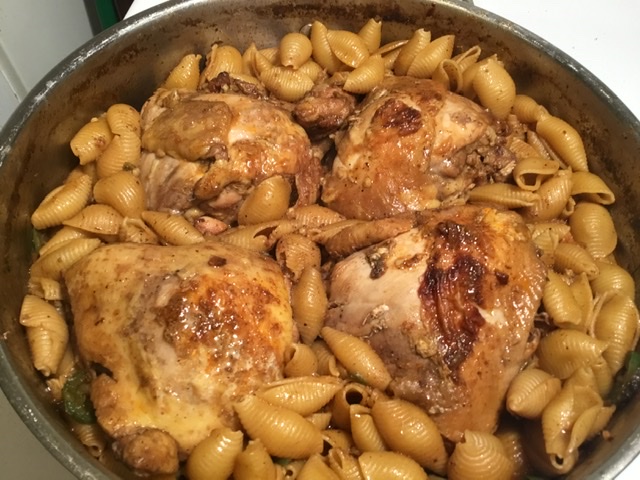 Imbakbaka (Libyan Chicken and Pasta)