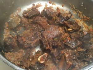 Nigerian, main course, goat