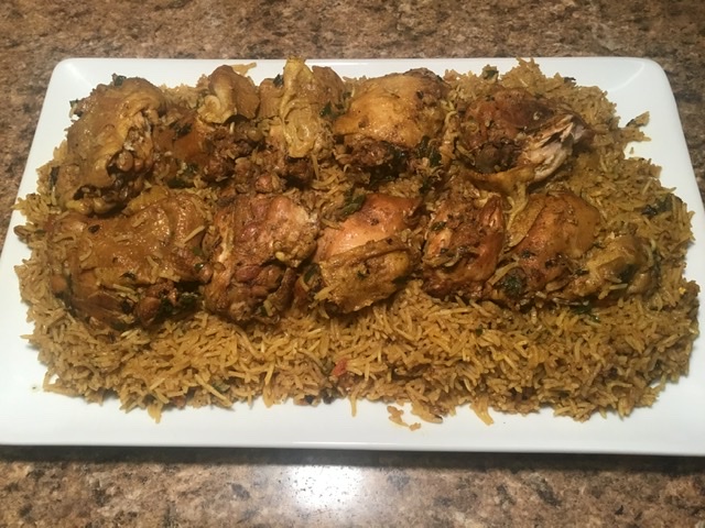 Bahraini, main course, chicken, rice