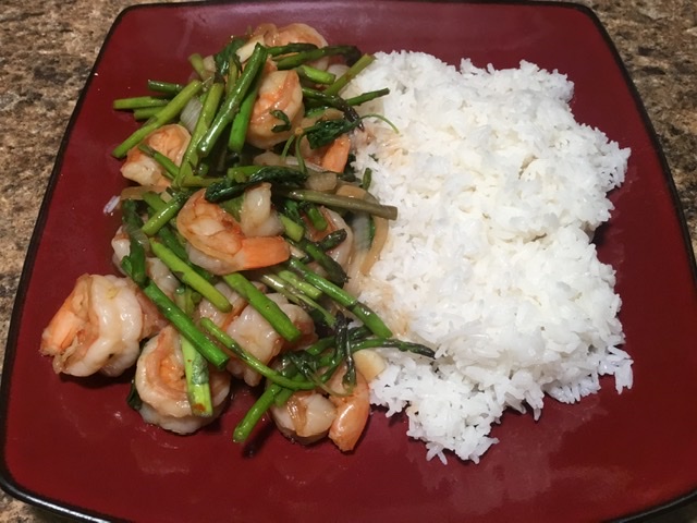 Shrimp and Chili Paste Stir Fry