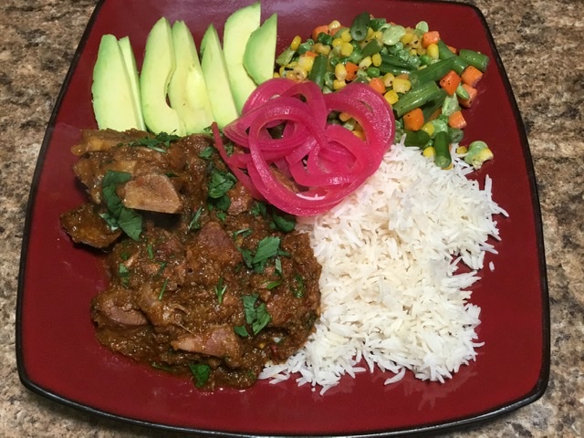 Ecuadorian, main course, lamb