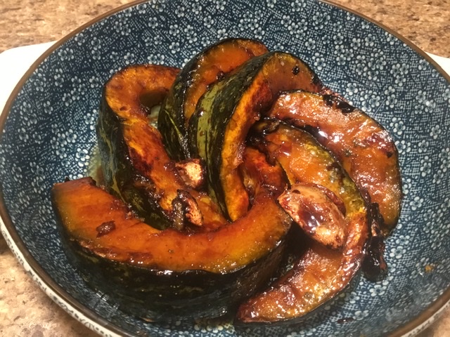 Soy Caramel Glazed Kabocha Pumpkin