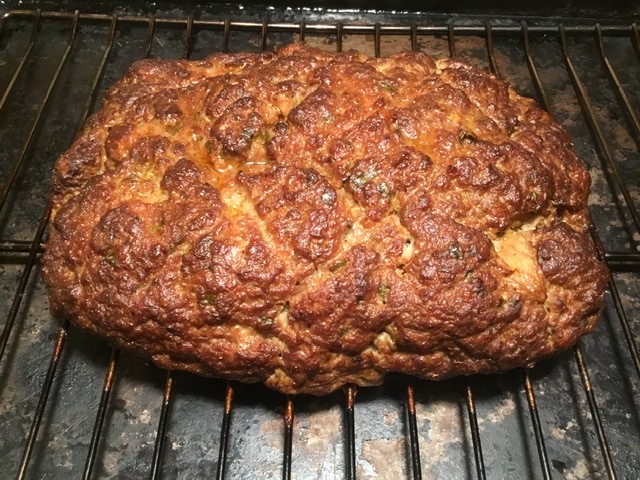 Cayenne Honey Glazed Smoked Meatloaf