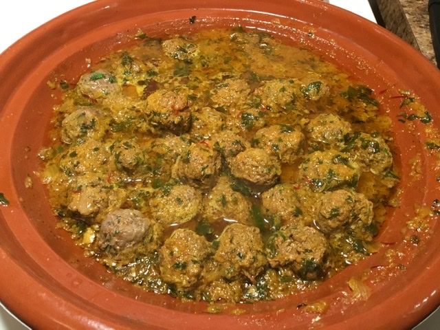 Kefta Tagine with Saffron Butter Sauce