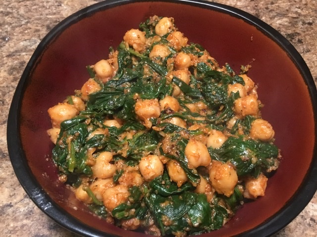 Spinach and Chickpeas