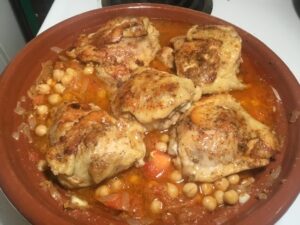 Moroccan, main course, chicken