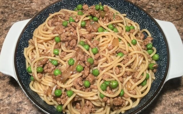 Chinese “Spaghetti Bolognese”