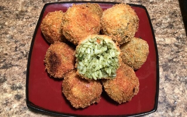 Green Curry Rice Balls