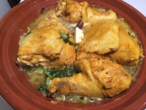 Moroccan, main course, chicken