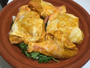 Moroccan, main course, chicken
