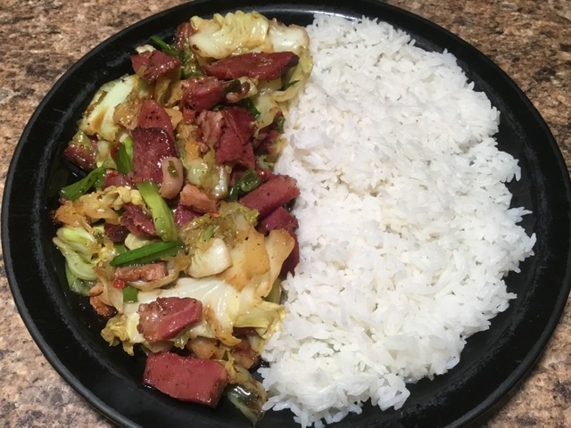 Bacon Cabbage Stir Fry