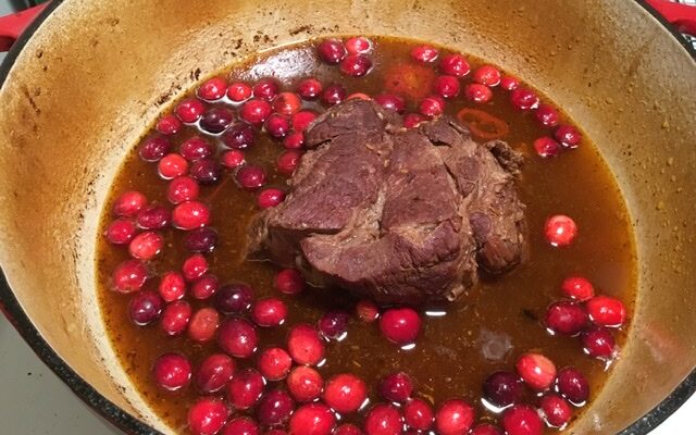 Cranberry Bison Chuck Roast