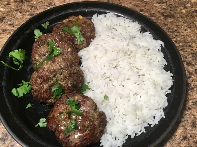 Hmong Ginger Beef Patties