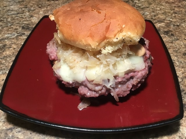 Ground Corned Beef Burger