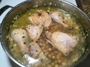 Algerian, main course, chicken