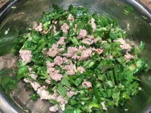 Hmong, main course, pork