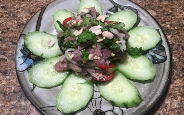 Raw Beef Salad