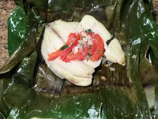 Fish in banana leaf (Liboke de poisson) - Immaculate Bites