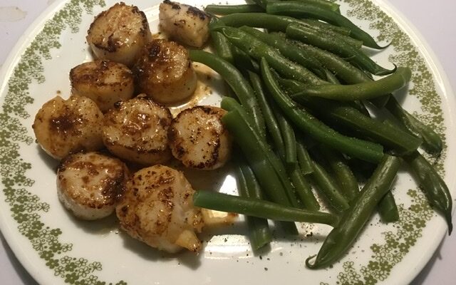 Scallops in Brown Butter Sauce