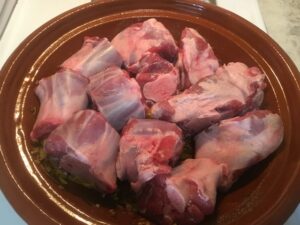 Moroccan, main course, lamb