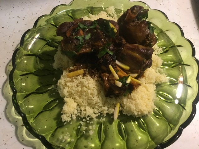 Moroccan, main course, lamb