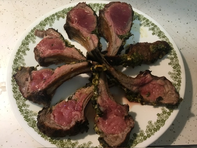 Moroccan Grilled Rack of Lamb