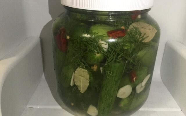 Spicy Refrigerator Pickles