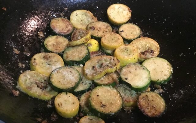 Garlic Parmesan Zucchini