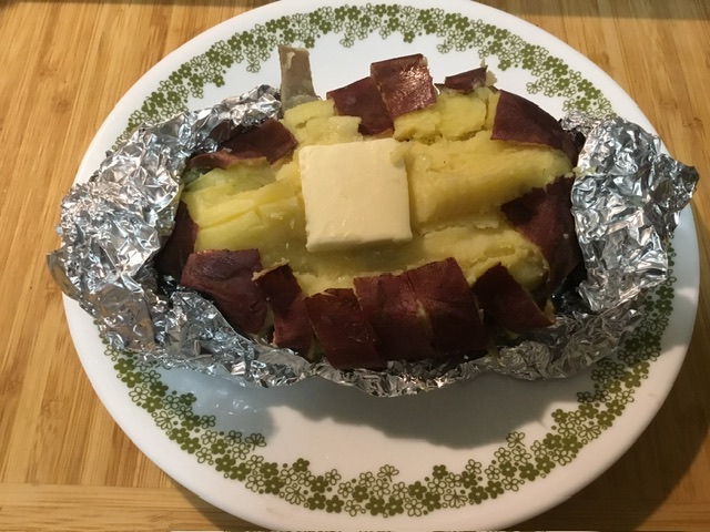 Roasted Japanese Sweet Potatoes; 2 Ways