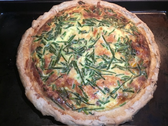 Val’s Bacon Swiss Quiche