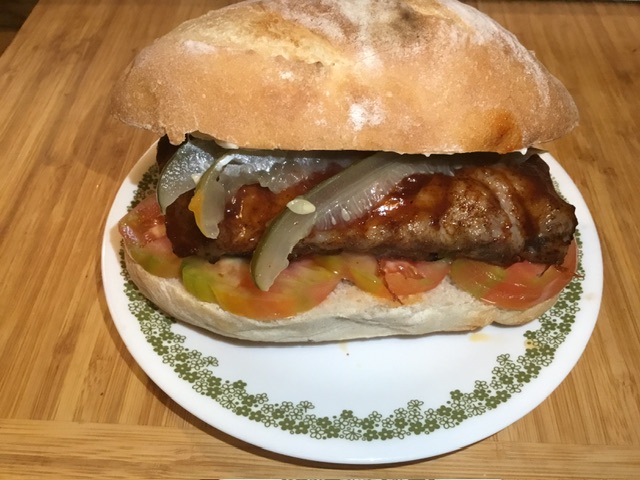 Barbecue Rib Sandwich