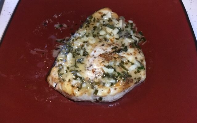 Lemon Garlic Swordfish