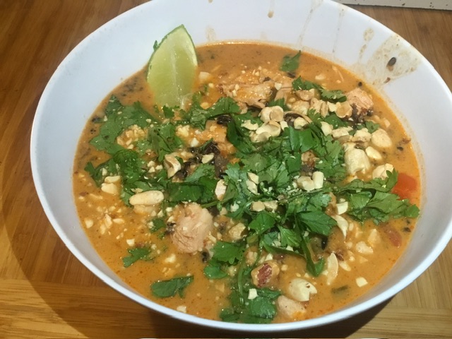 Forbidden Rice Chicken Soup