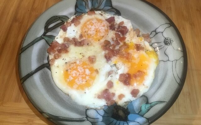 Eggs, Pancetta, Parmigiano
