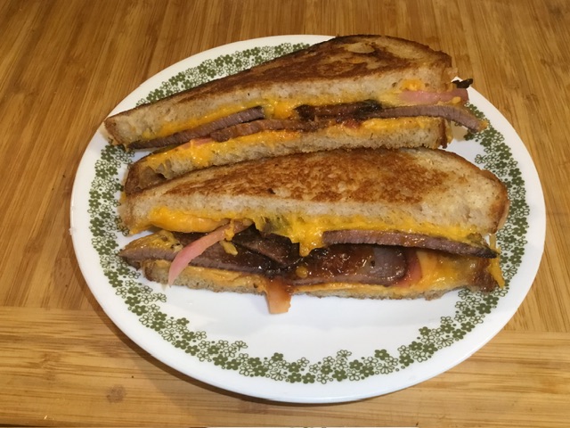 Beef Brisket Grilled Cheese