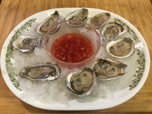 Oysters with Mignonette Sauce