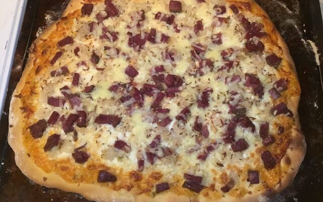Rueben Pizza