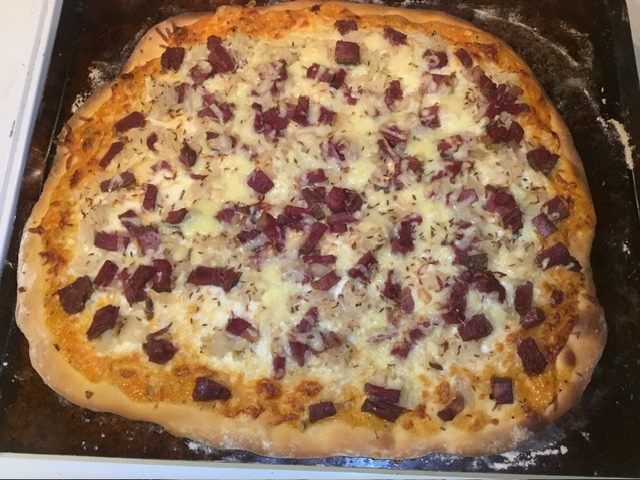 Rueben Pizza