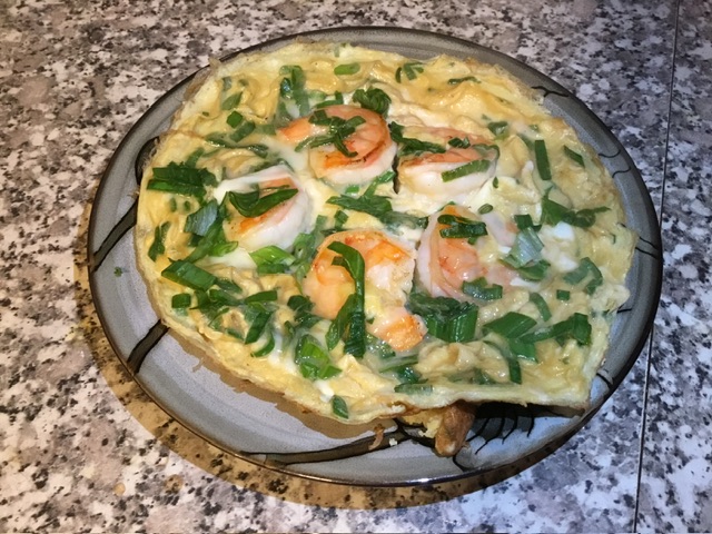 Shrimp Omelette